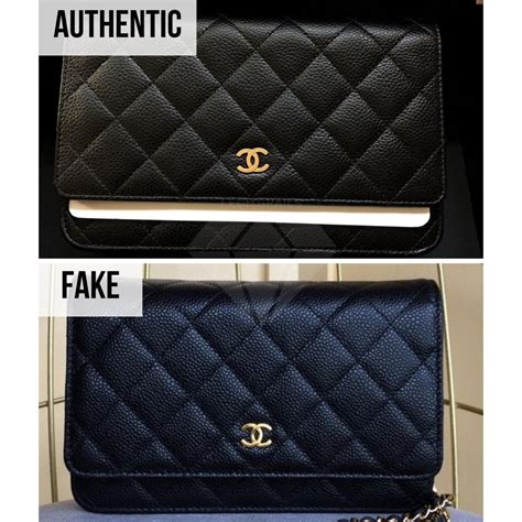 chanel real vs fake|authentic chanel wallet on chain.